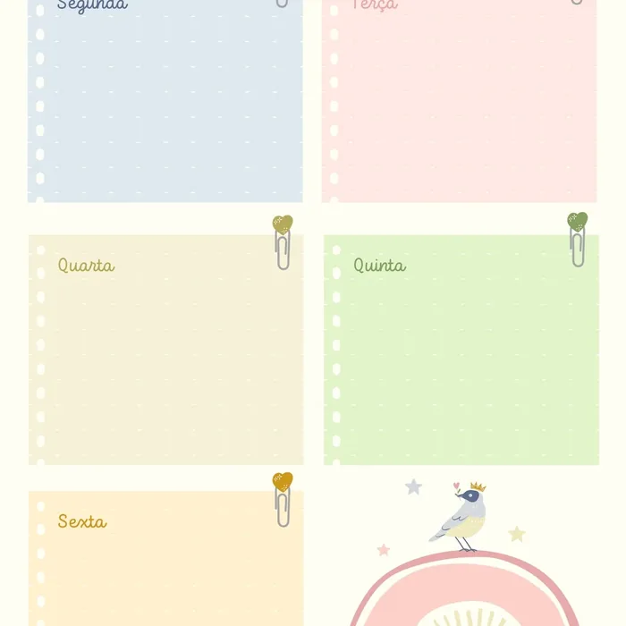 Planners e agendas